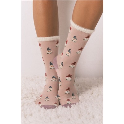 Calcetines largos print gnomos