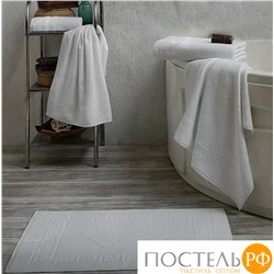 T1061 Набор полотенец EFOR из 3-х предметов (коврик 50*70*-1шт;50*90-1шт;70*140-1шт) белый BEYAZ OTEL
