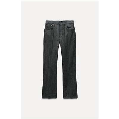 ZW COLLECTION BOOTCUT HIGH-WAIST CROPPED JEANS