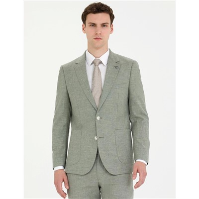 Açık Yeşil Ekstra Slim Fit Takım Elbise
