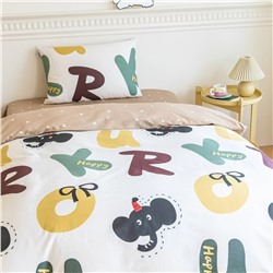 Комплект постельного белья на резинке Сатин Люкс KIDS 100% хлопок CDKR095