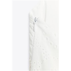 EMBROIDERED MIDI DRESS