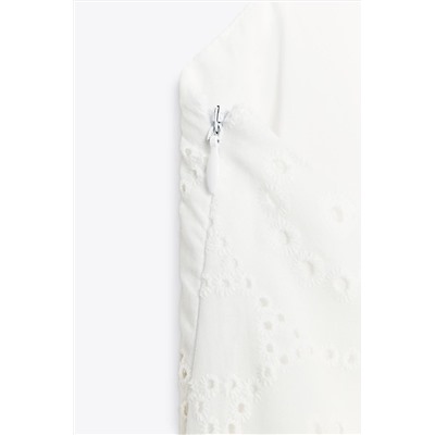 EMBROIDERED MIDI DRESS