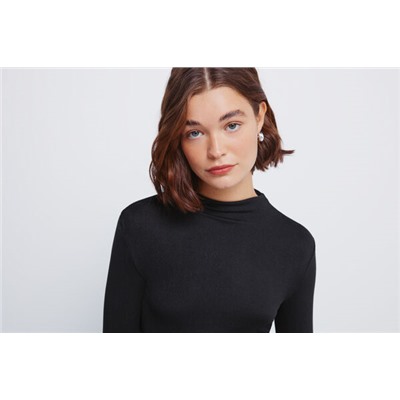 Camiseta cuello perkins tacto suave