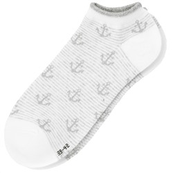 3 Paar Damen Sneaker-Socken mit Effektgarn