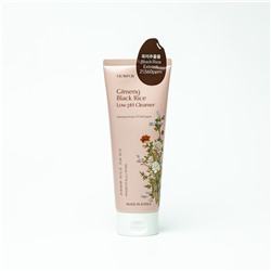 [GLAMFOX] Средство для лица очищающее БУРЫЙ РИС с низким уровнем pH Ginseng Black Rice Low pH Cleanser, 230 мл