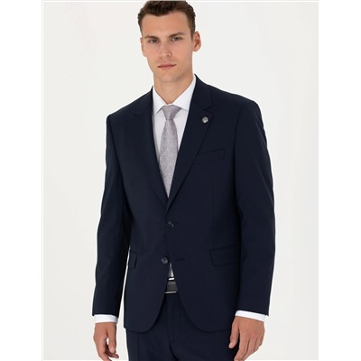 Lacivert Slim Fit Takım Elbise