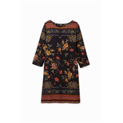 Vestido recto floral
