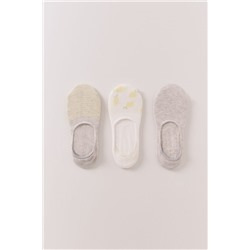 Pack 3 calcetines invisibles print limones
