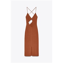 KNIT DRESS WITH CUT OUT DETAIL