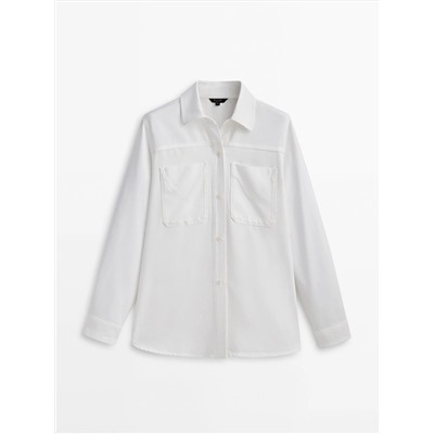 CAMISA LYOCELL BOLSILLOS