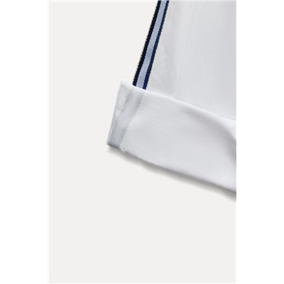 POPLIN SHIRT WITH SIDE STRIPE