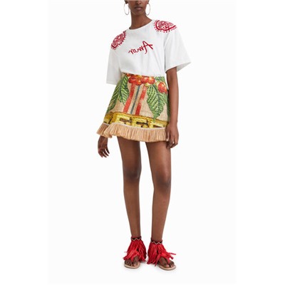 Camiseta bordada Stella Jean