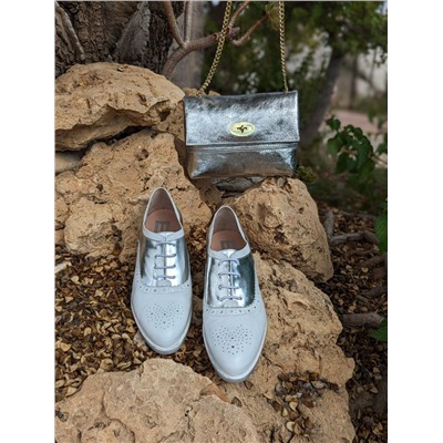 BDA · 6180 Blanco+PELLE-007-17 plata АКЦИЯ