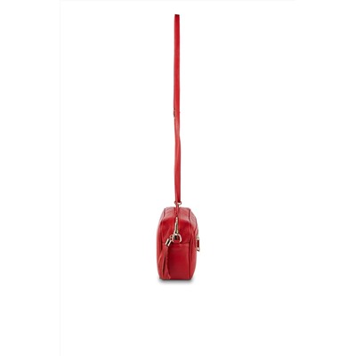 Bandolera de piel Gaby Rojo