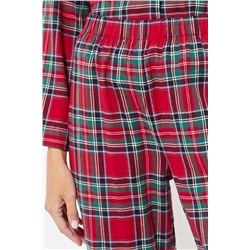 Pantalón de pijama cintura alta - Rojo