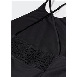 Top punto cuello halter