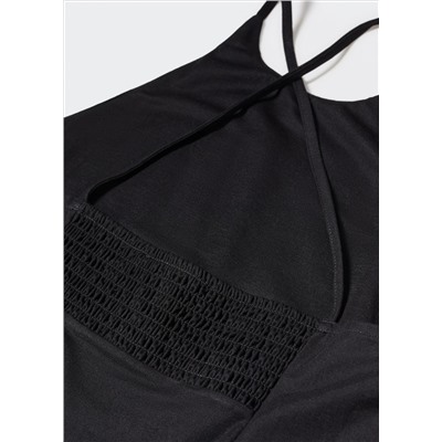 Top punto cuello halter