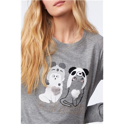 Camiseta Bamboo Gris