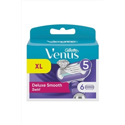Gillette, Venüs Deluxe Smooth Swirl Tıraş Bıçağı Yedek 6'lı