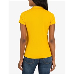SPLIT NECK RIBBED POLO SHIRT