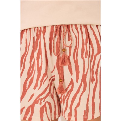 Pijama corto estampado El Rey León