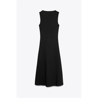 INTERLOCK MIDI DRESS