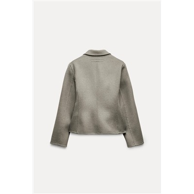 ZW COLLECTION DOUBLE-FACED FITTED BLAZER