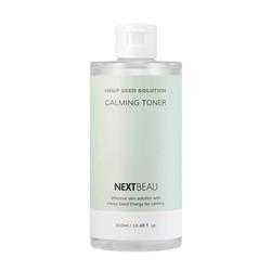 NEXTBEAU Hemp Seed Solution Calming Toner Успокаивающий тонер с маслом семян конопли 310мл