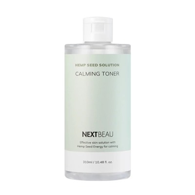 NEXTBEAU Hemp Seed Solution Calming Toner Успокаивающий тонер с маслом семян конопли 310мл