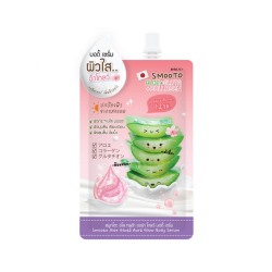 Лечебный крем для ухода за кожей/Smooto Aloe Gluta Aura Glow Body Serum 50 G