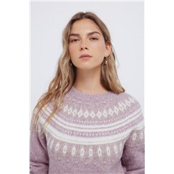 Jersey cenefas jacquard