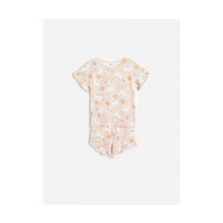 Bedrucktes Pyjama-Set aus Baumwolle