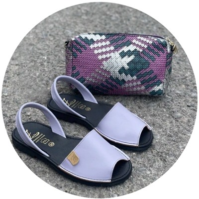 Ab.Zapatos 320-8 PC Lila+HERBOSA АКЦИЯ