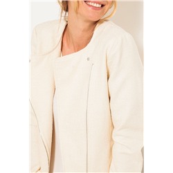 Chaqueta irisada Crudo