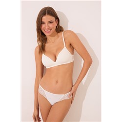 LOVELY Sujetador triangular relleno blanco