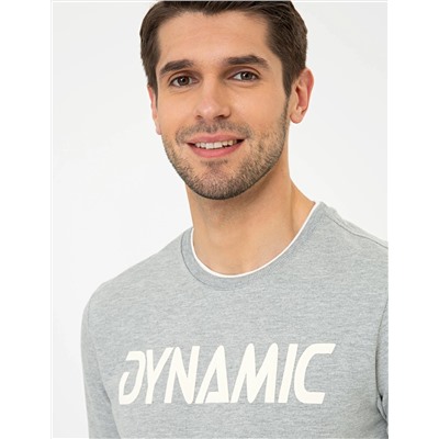 Açık Gri Melanj Sweatshirt
