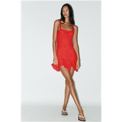 PEPLUM CROCHET DRESS