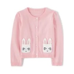 Girls Bunny Cardigan - Spring Jubilee