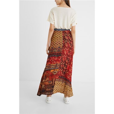 Falda larga floral