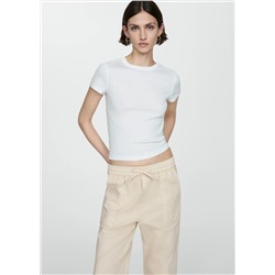 Pantalón algodón cintura elástica