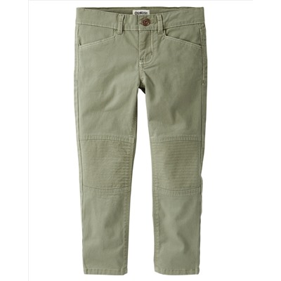 Skinny Stretch Moto Twills