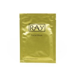 Тканевая маска с золотом и коллагеном от RAY / RAY gold facial mask