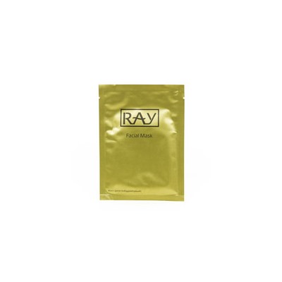 Тканевая маска с золотом и коллагеном от RAY / RAY gold facial mask