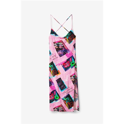 Vestido midi street art