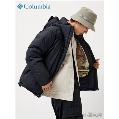 Тёплый пуховик унисекс   Columbi*a   Экспорт