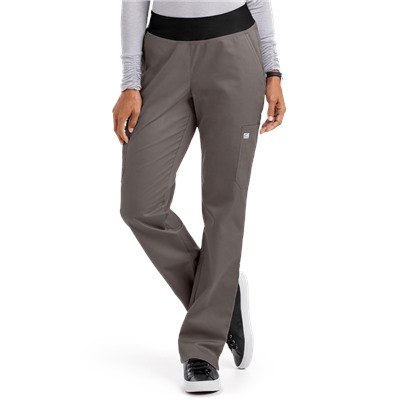UA Butter-Soft STRETCH Scrubs Women's Yoga Pants with Knit Waistband