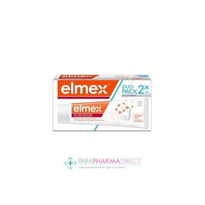 Elmex Anti-Caries Professionnal Dentifrice 2x75mlLot  × 2