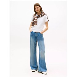 Drapey Smooth Cotton Crewneck T-Shirt