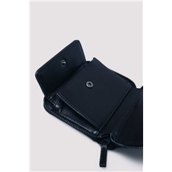 Cartera efecto piel bicolor